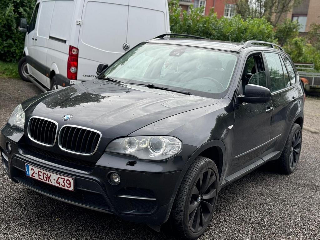 Bmw x5 2012 3.0 Diesel 278000km, Auto's, BMW, Automaat, Euro 5, Zwart, Leder