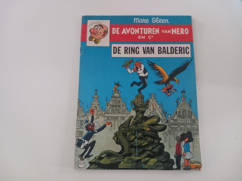 Strip comic Nero De ring van Balderic Marc Sleen, Boeken, Gelezen, Marc Sleen, Eén stripboek, Ophalen of Verzenden