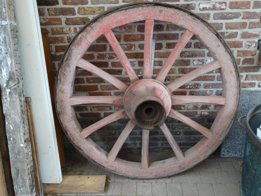 Karwiel, Tuin en Terras, Ophalen, Gebruikt, Hout, Overige typen