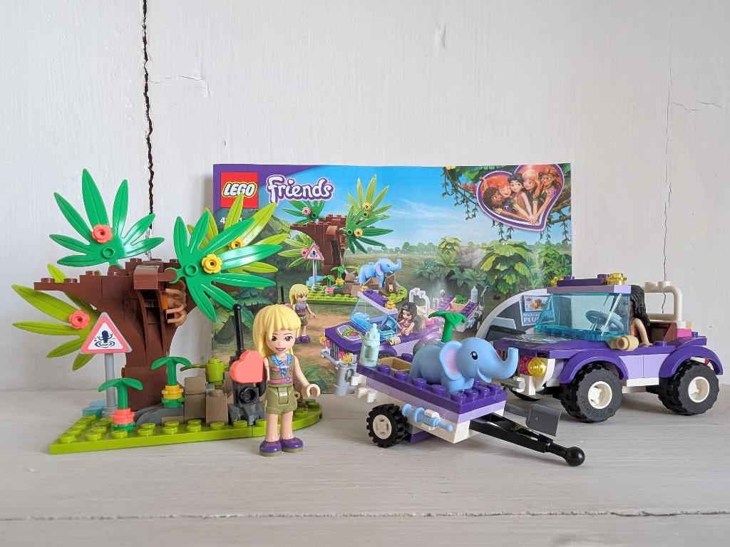 LEGO Friends Reddingsbasis Babyolifant in Jungle - 41421, Ophalen of Verzenden, Zo goed als nieuw, Complete set, Lego