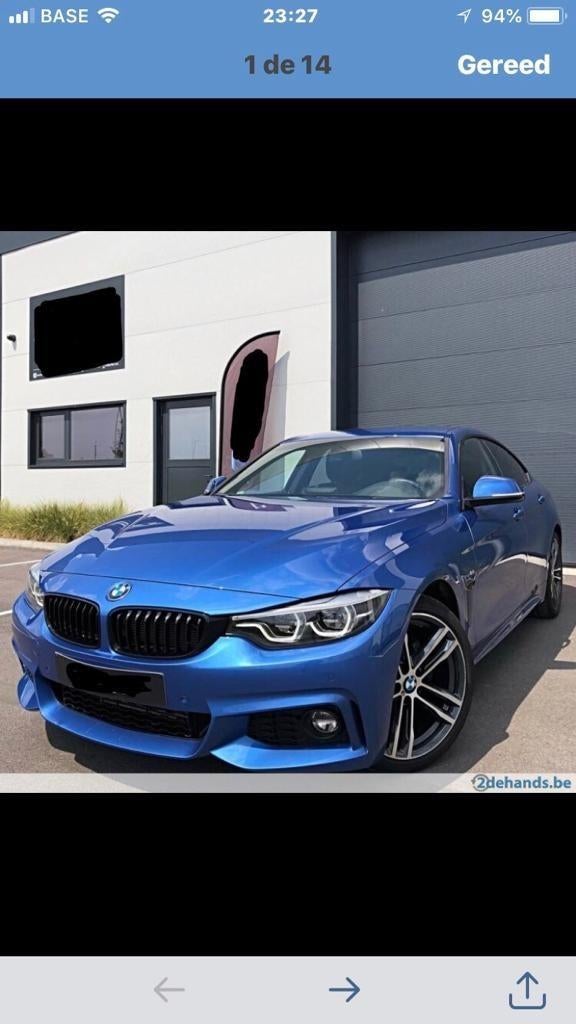 BMW 420dA Gran Coupe M-Sport Pack (Estori Blauw), Achat, Euro 6, 5 portes, Automatique