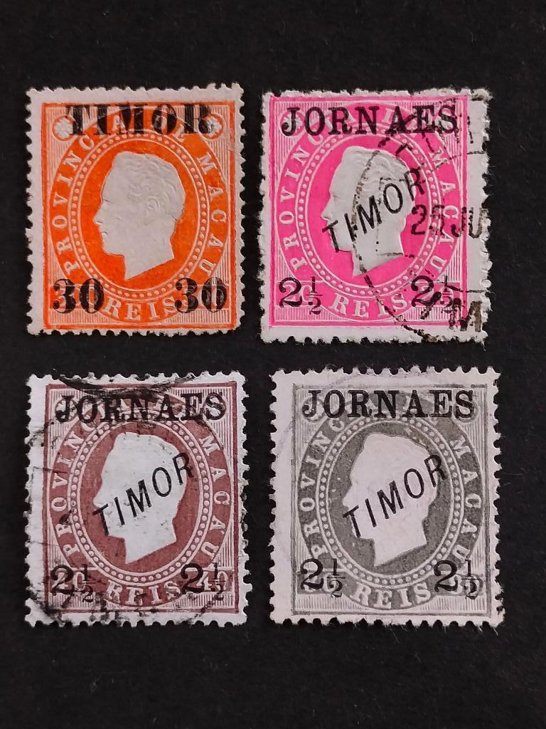 Timor 1892 - Koning Luis I, opdruk JORNAES, Ophalen of Verzenden, Gestempeld, Zuidoost-Azië