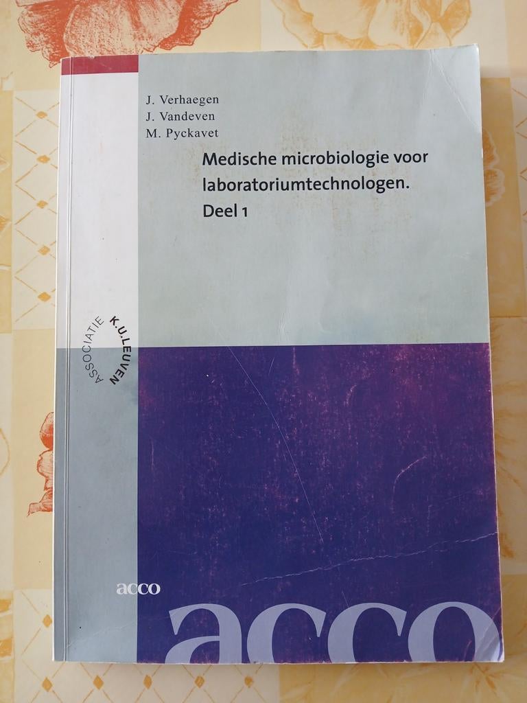 Microbiologie médicale pour la technologie de laboratoire, Livres, Enlèvement ou Envoi, Comme neuf, Verhaegen Jan