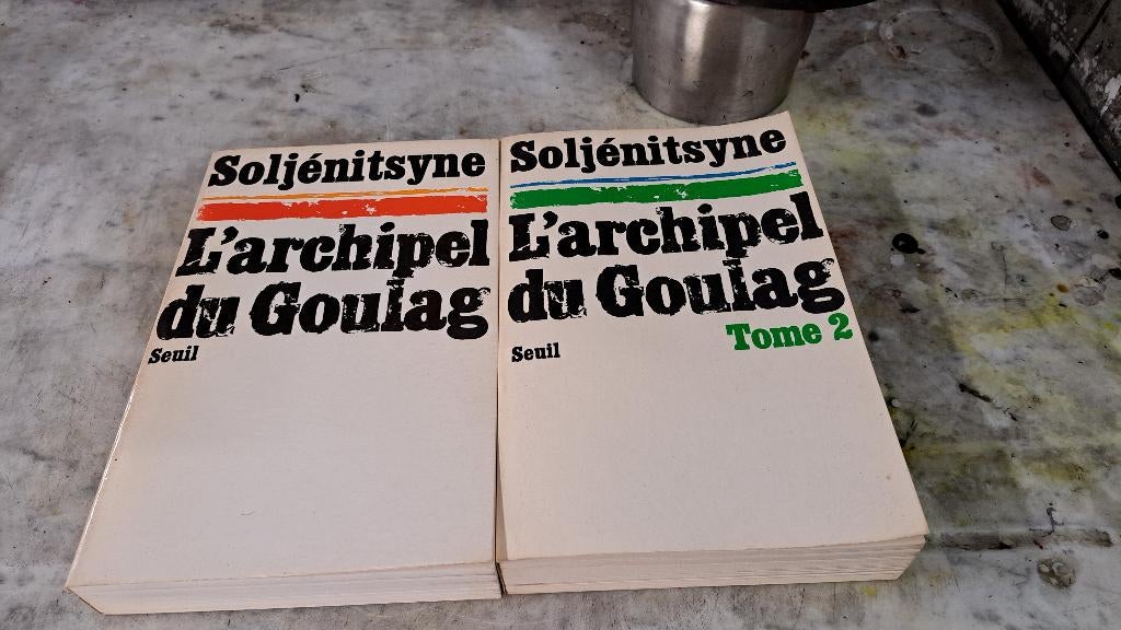 Archipel du Goulag (2 volumes) de Soljenitsyne, Ophalen of Verzenden, Zo goed als nieuw, Soljénitsyne
