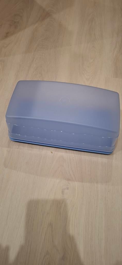 Cakedoos tupperware, Ophalen of Verzenden, Blauw