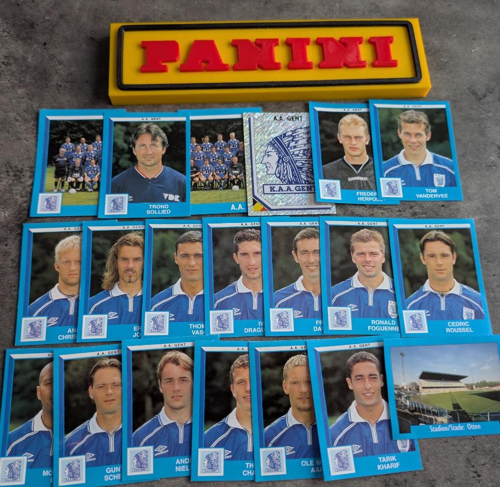 20 AUTOCOLLANTS PANINI FOOTBALL 2000 AA GENT LA GANTOISE, Envoi, Neuf