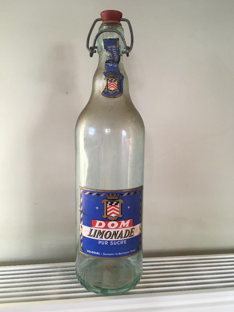 Ancienne bouteille de limonade française de Solodial, Collections, Enlèvement ou Envoi, Utilisé, Verre à soda
