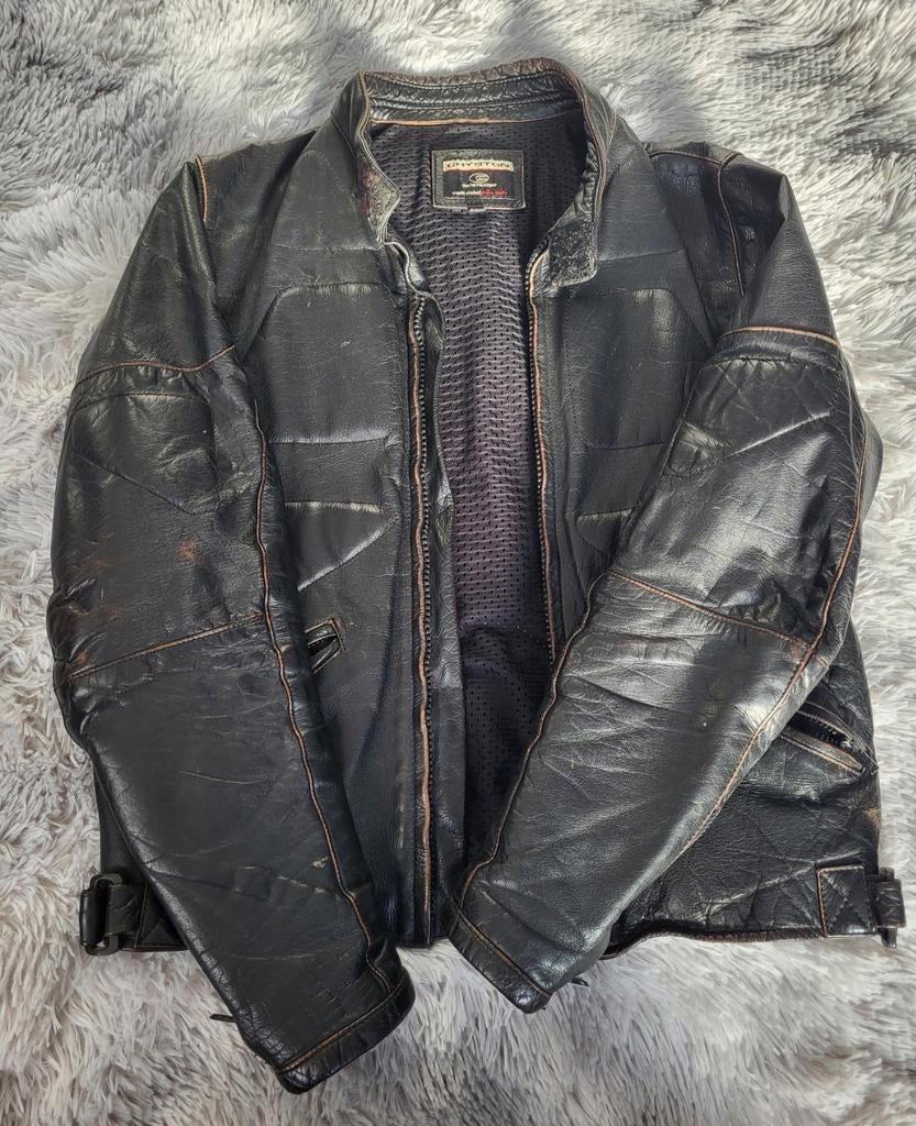 Blouson cuir Chyston café racer biker homme cuir mouton Noir, Motos, Vêtements | Vêtements de moto, Pantalon | cuir, Enlèvement ou Envoi