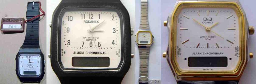 Montre ana-digitale RODANEX / Q&Q, alarme/chronographe neuve, Enlèvement ou Envoi, Neuf