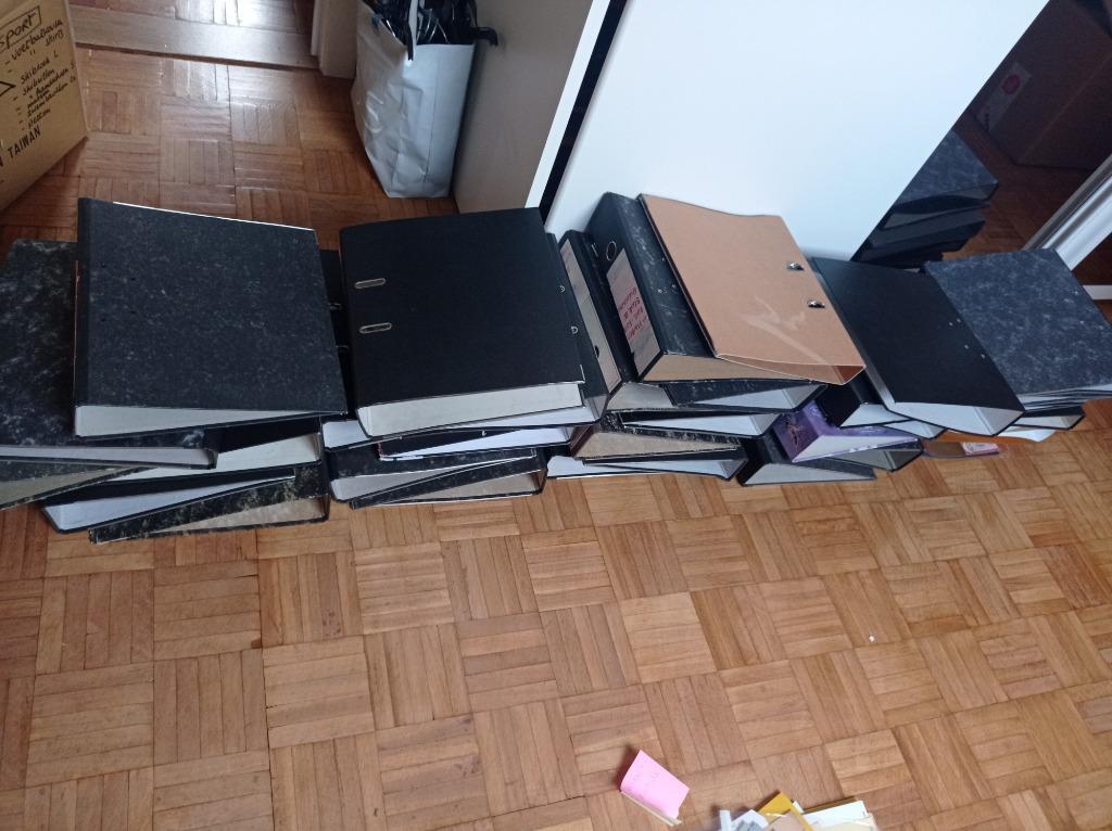 A4-Mappen met hefboom, Ophalen, Gebruikt