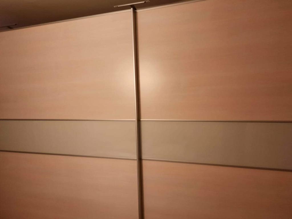Schuifdeurenkast te koop, Ophalen, 200 cm of meer, Met plank(en), Zo goed als nieuw