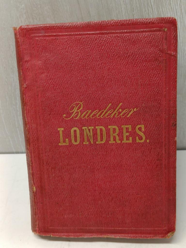 Guide de voyage Baededeker Londres 1875, Enlèvement ou Envoi, Utilisé