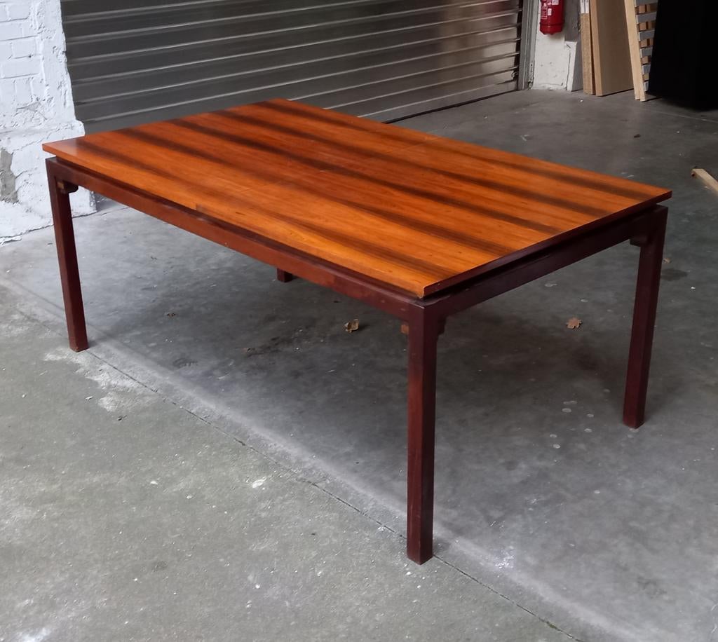 Alfred Hendrickx mod 601 vintage uitschuifbare eettafel, Antiek en Kunst, Antiek | Meubels | Tafels, Ophalen