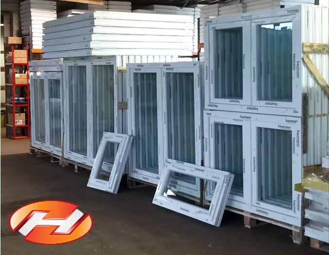 RAMEN PVC RAAMKOZIJN ️ | UITVERKOOP VOORRAAD, Ophalen of Verzenden, Nieuw, Raamkozijn, Inclusief glas