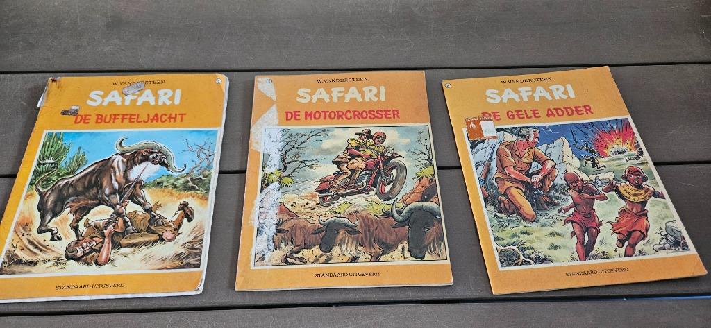 Bandes dessinées Safari 3, Livres, BD, Plusieurs BD, Enlèvement, Utilisé, Willy Vandersteen