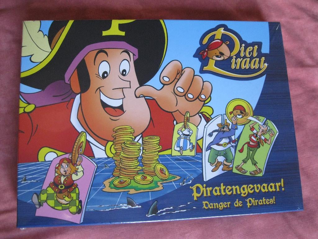 Spel negen Piet Piraat Pirate Danger, Hobby en Vrije tijd, Een of twee spelers, Ophalen of Verzenden, Nieuw, Studio 100