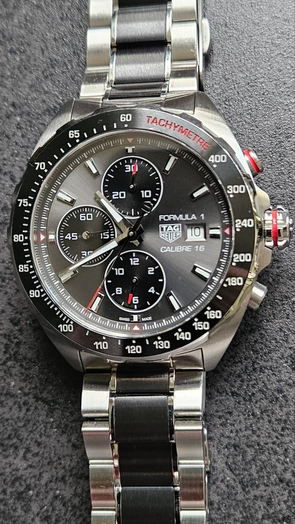 Tag Heuer Formula1 Calibre 16 automatique, nouveau prix €485, Enlèvement ou Envoi, TAG Heuer, Acier, Acier