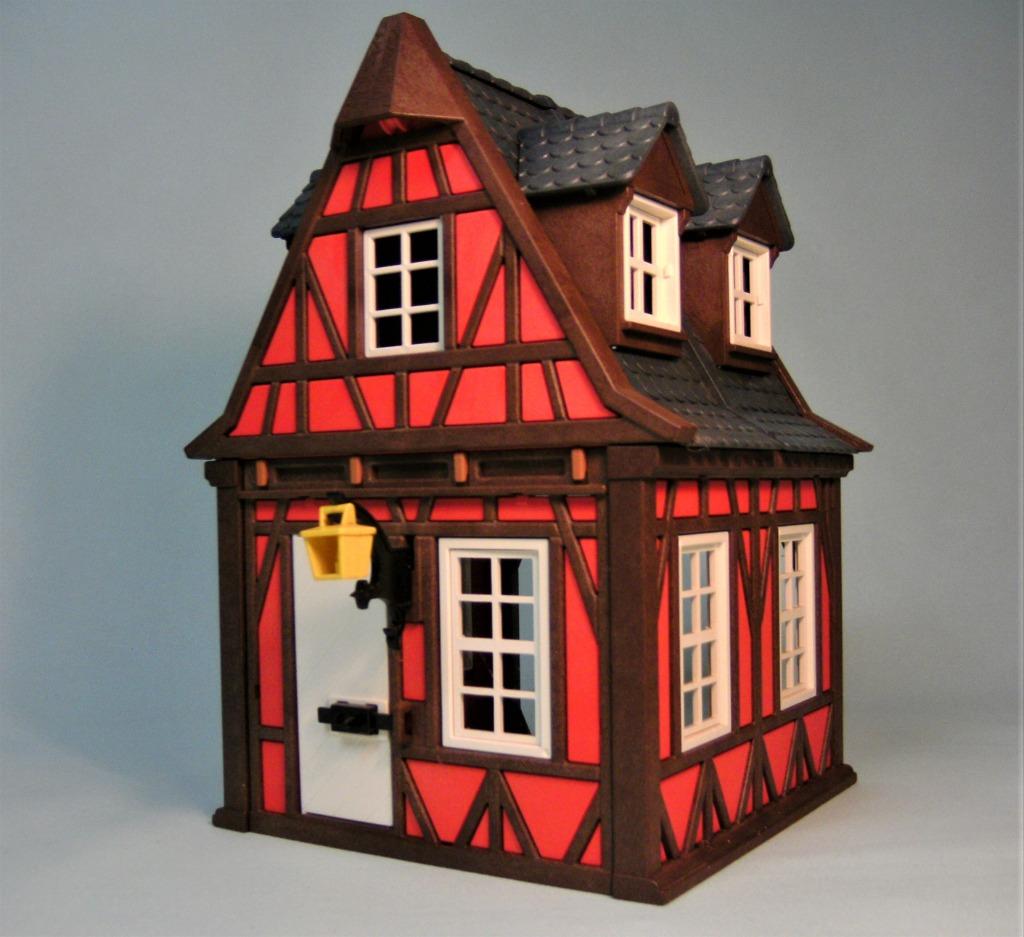 PLAYMOBIL - Rood  vakwerkers huis - 7785 - nieuw -, Enlèvement ou Envoi, Neuf, Ensemble complet