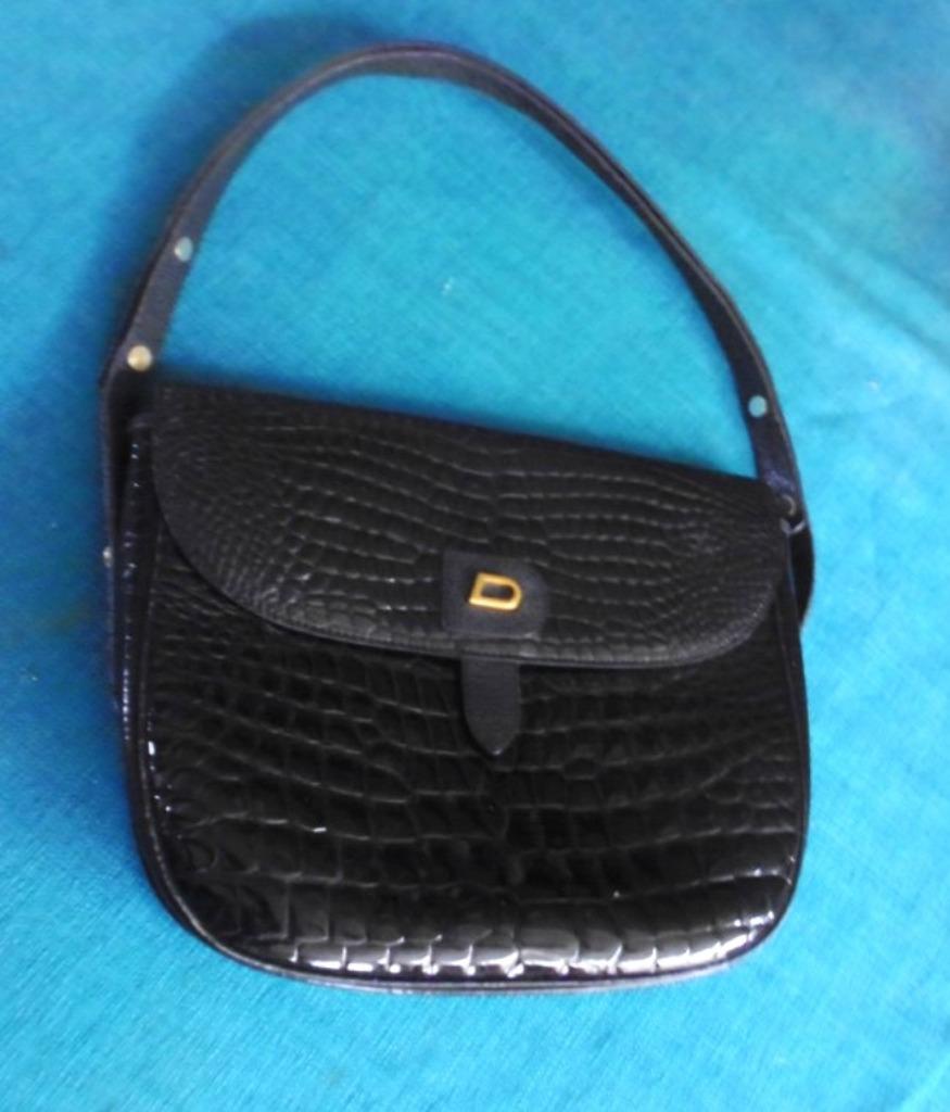 retro handtas, Ophalen, Gebruikt, Zwart, Handtas