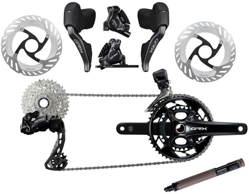 Shimano GRX DI2 2x12 speed/powermeter/NIEUW!, Fietsen en Brommers, Fietsonderdelen, Ophalen