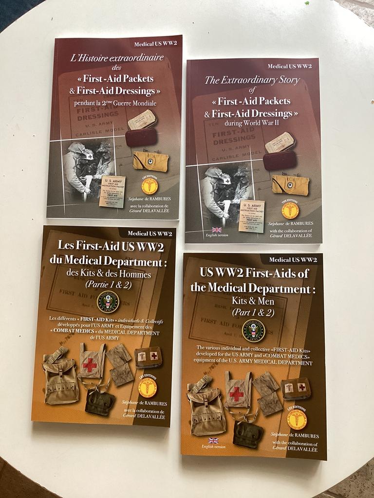 US WW2 MEDICAL  TOME 1 + TOME 2A, Envoi