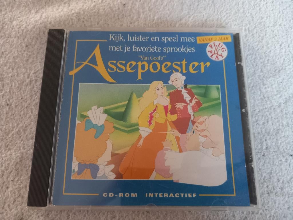 CD Kijk, luister en speel mee met Assepoester Sprookje Spel, Ophalen of Verzenden, Educatief