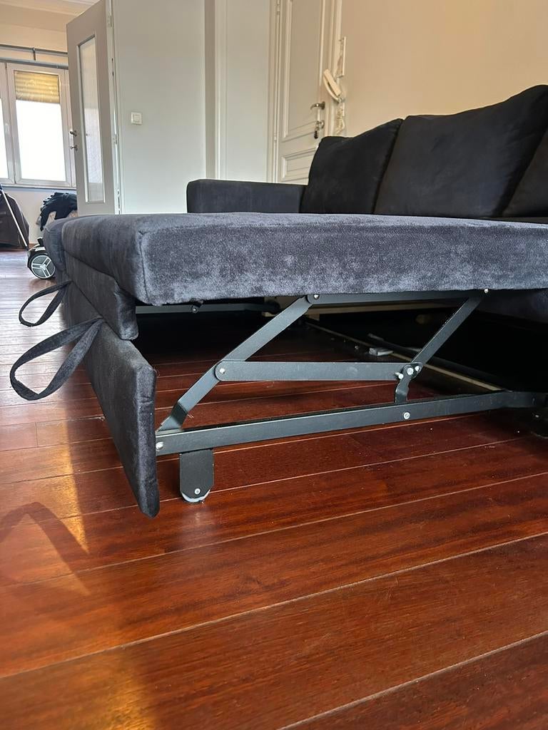 Fauteuil a vendre etat nickel bleu alcantara, Maison & Meubles, Canapés | Sofas & Chaises Longues, Enlèvement, Comme neuf