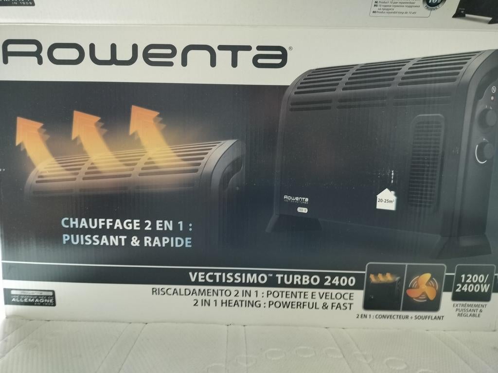 Rowenta Vectissimo Turbo 2400, Ophalen