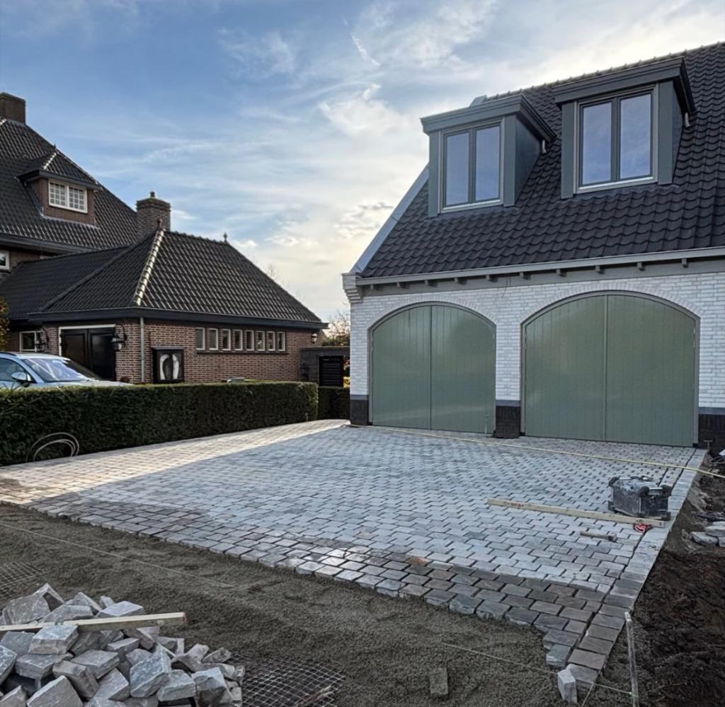 Kasseien-Kinderkoppen Kandla Grey 20x14x5-7cm en 14x14x5-7cm, Jardin & Terrasse, Neuf, Briques, 10 m²² ou plus, Enlèvement