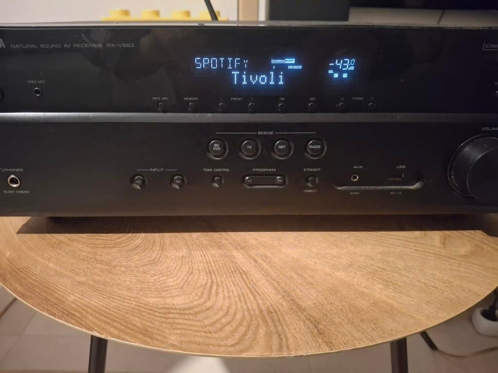 Yamaha MusicCast RX-V583 7.2 met AB, Ophalen of Verzenden, Zo goed als nieuw, Overige merken, Overige spelers