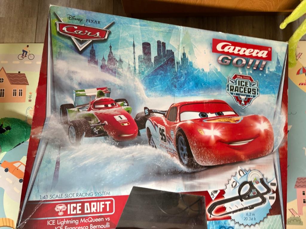 Disney Pixar Cars Ice Drift Carrera go racebaan, Kinderen en Baby's, Ophalen, Carrera, Elektrisch, Met looping