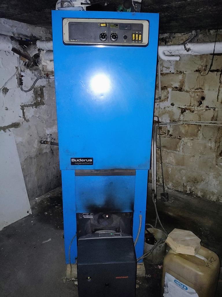 Buderus stookolieketel – voor onderdelen (zonder brander), Maison & Meubles, Poêles, Utilisé, Enlèvement