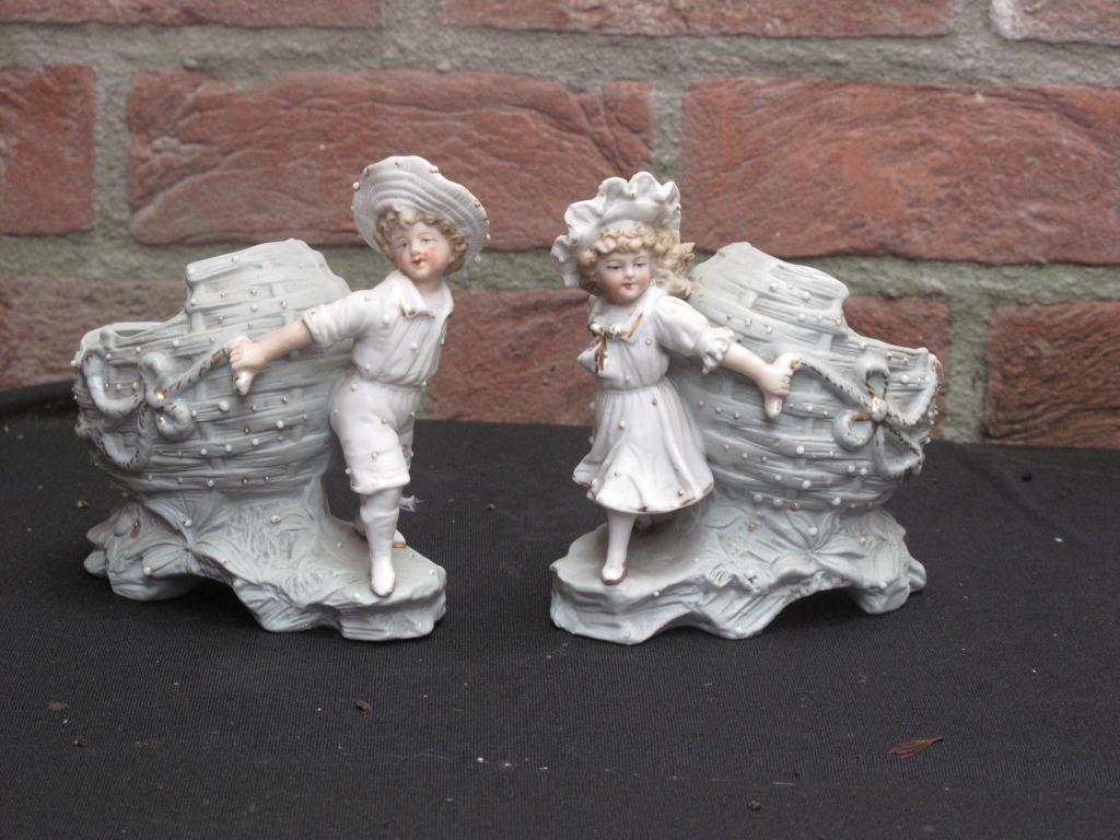 2 belle epoque beeldjes, Ophalen of Verzenden