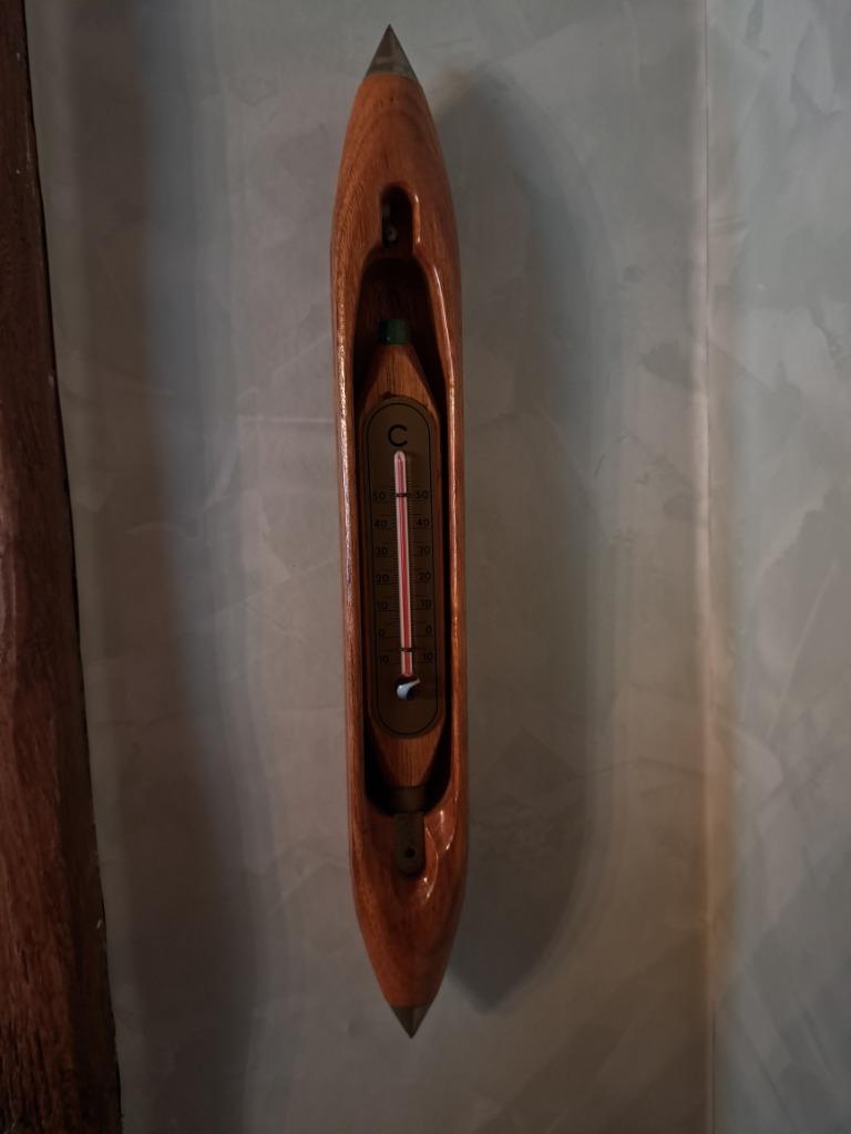 Thermometer in schietspoel, Ophalen