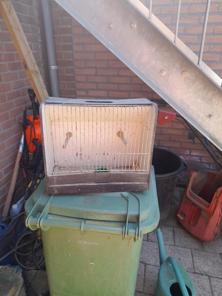 Vogelkooi, Dieren en Toebehoren, Vogels | Hokken en Kooien, Ophalen, Zo goed als nieuw, Hout, Vogelkooi