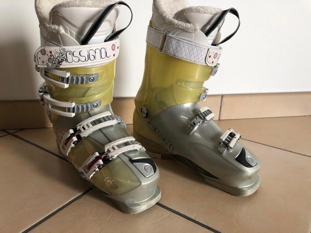 ROSSIGNOL SKISCHOENEN DECATHLON MAAT 25-25/5 = 39/40, Gebruikt, Rossignol, Schoenen, Ophalen of Verzenden