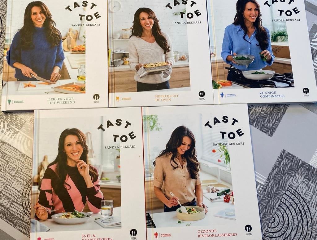 Sandra Bekkari -Tast Toe serie, Boeken, Ophalen of Verzenden, Zo goed als nieuw, Gezondheid en Conditie, Sandra Bekkari