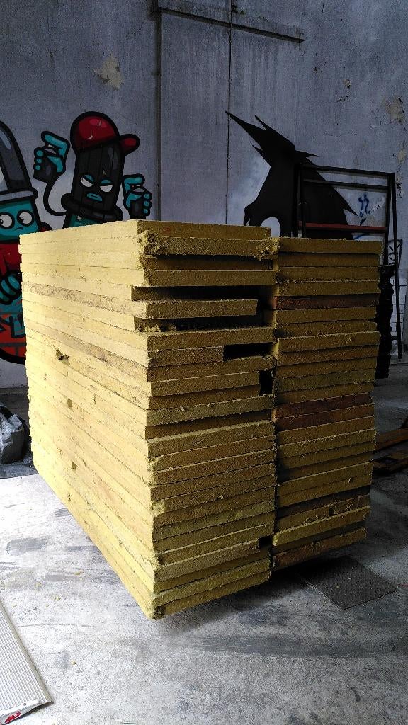 Drukvaste hoge densiteit rotswol isolatie, Doe-het-zelf en Bouw, Isolatie en Afdichting, Ophalen, 4 tot 8 cm, 15 m² of meer, Dakisolatie