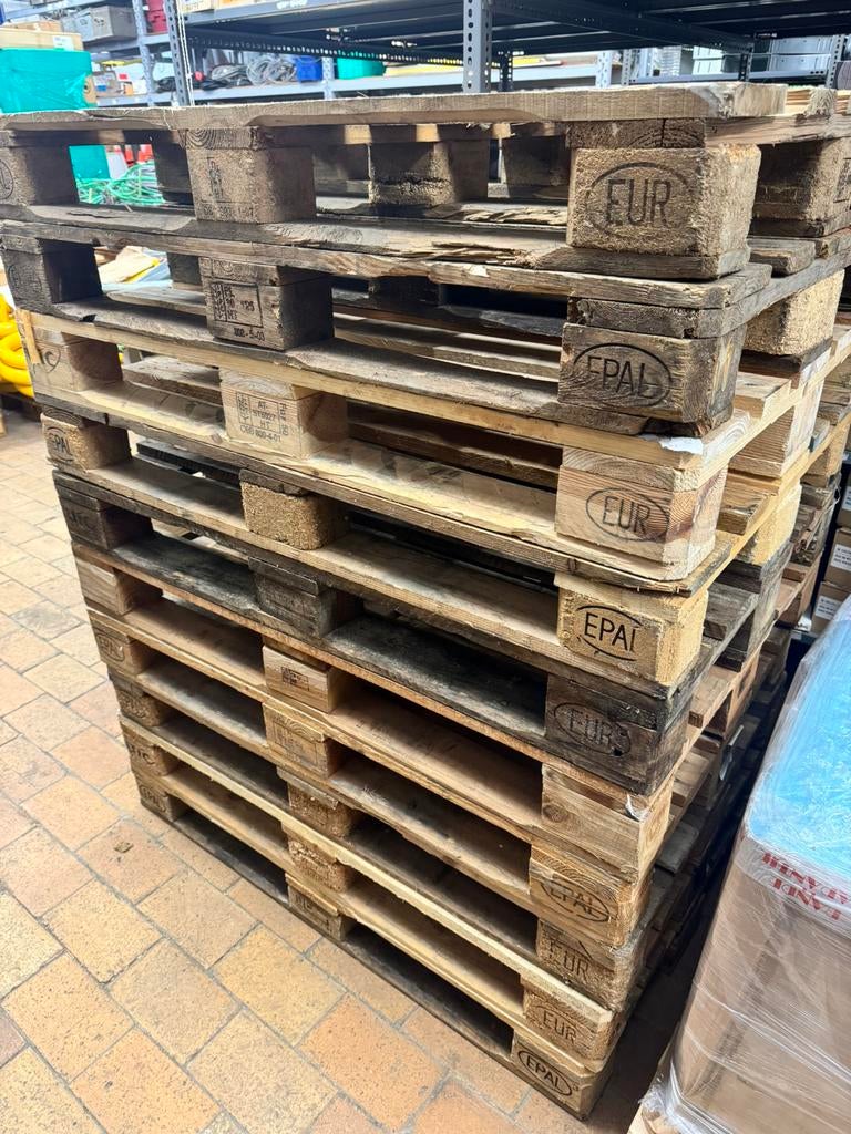 46 europalettes a vendre, Enlèvement, Utilisé, Palette
