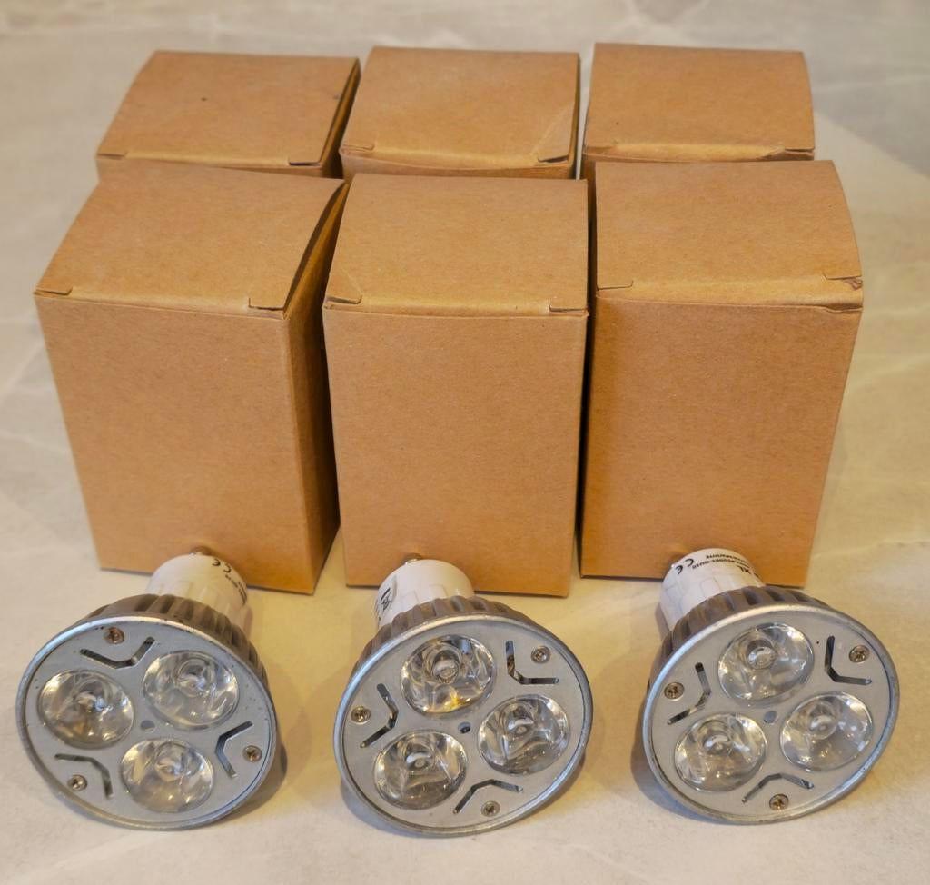 Ledspotjes/lampen 9 stuks gu10 warm wit, Ophalen