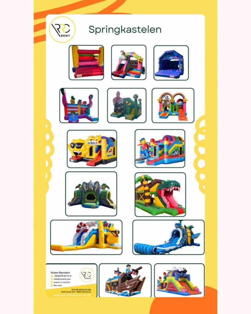 Springkasten te huur gratis extra dag, Enlèvement