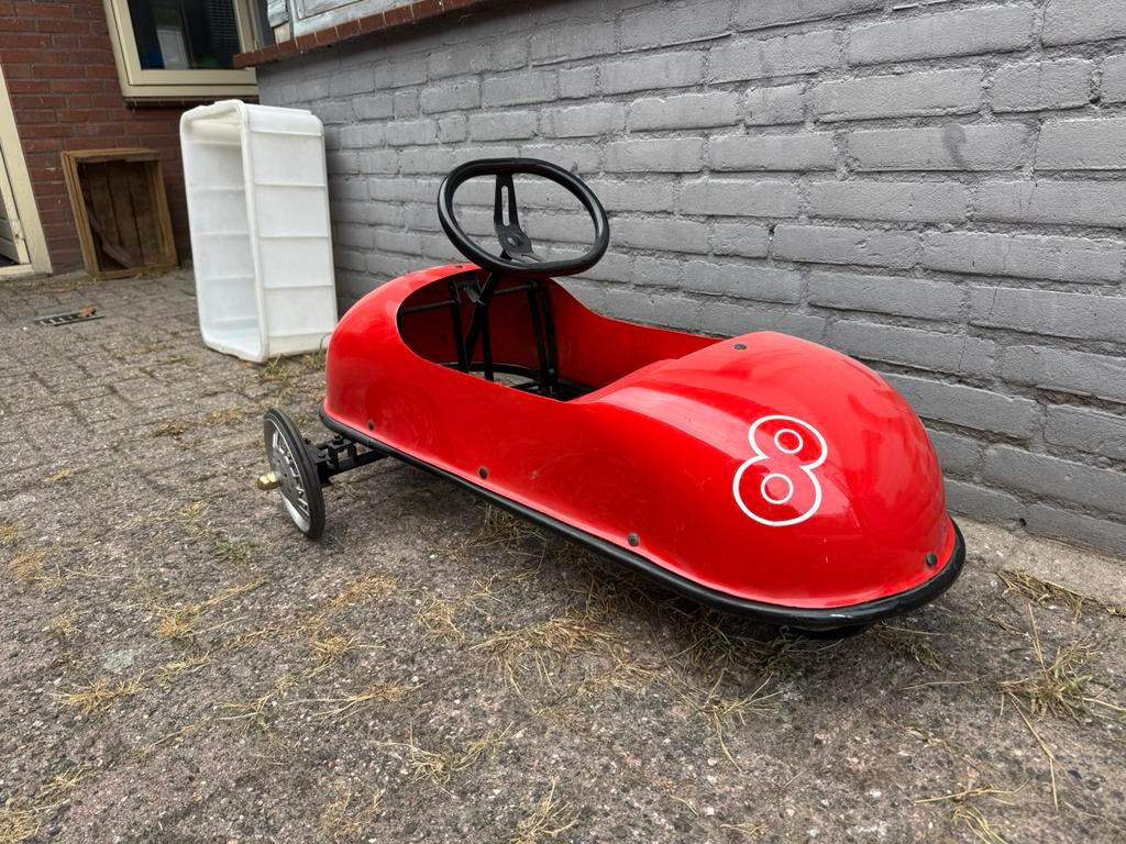 Ancienne voiture à pédales en métal/3 roues, Antiquités & Art, Enlèvement