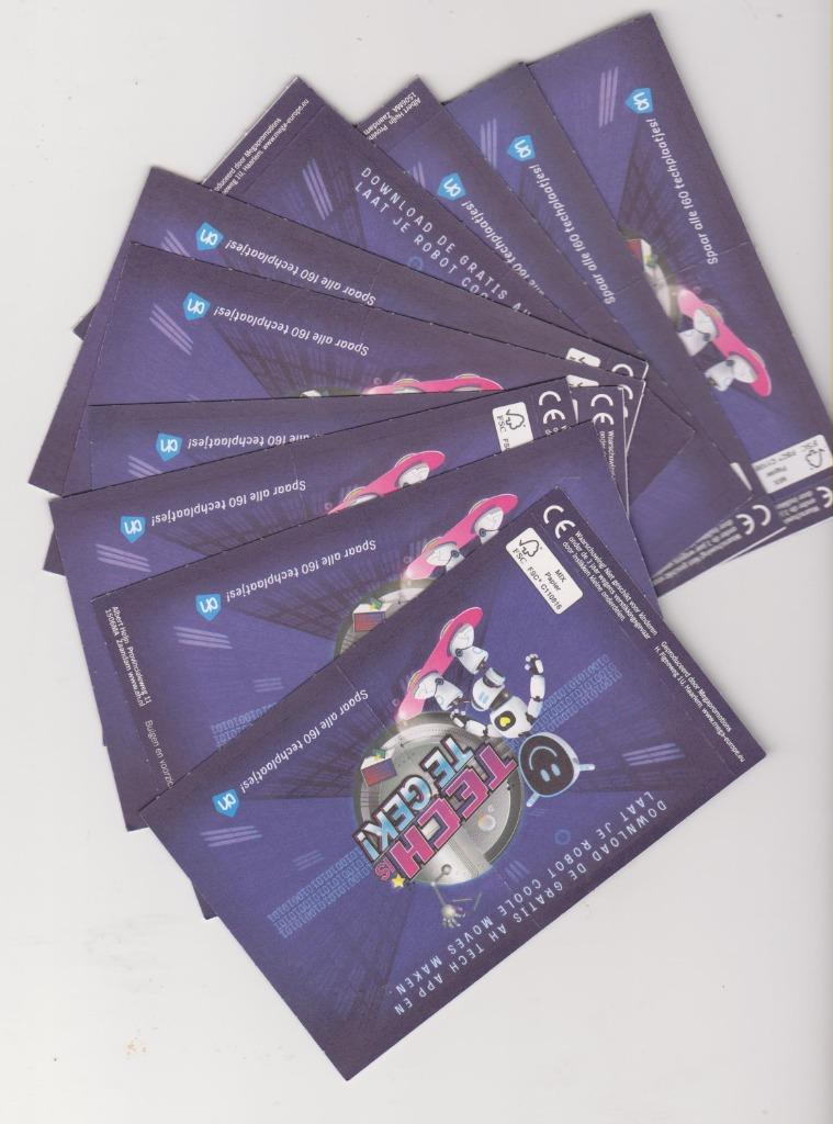 Tech is te gek, Verzamelen, Supermarktacties, Albert Heijn, Verzenden