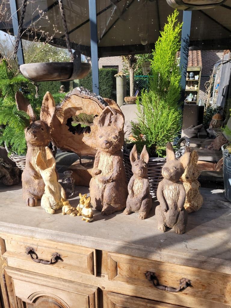 Lapins de Pâques en céramique, Antiquités & Art, Enlèvement