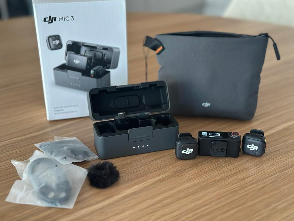 DJI Mic 3 (2 TX + 1 RX + boîtier) + Garantie, TV, Hi-fi & Vidéo, Photo | Studio photo & Accessoires, Neuf, Autres types, Enlèvement