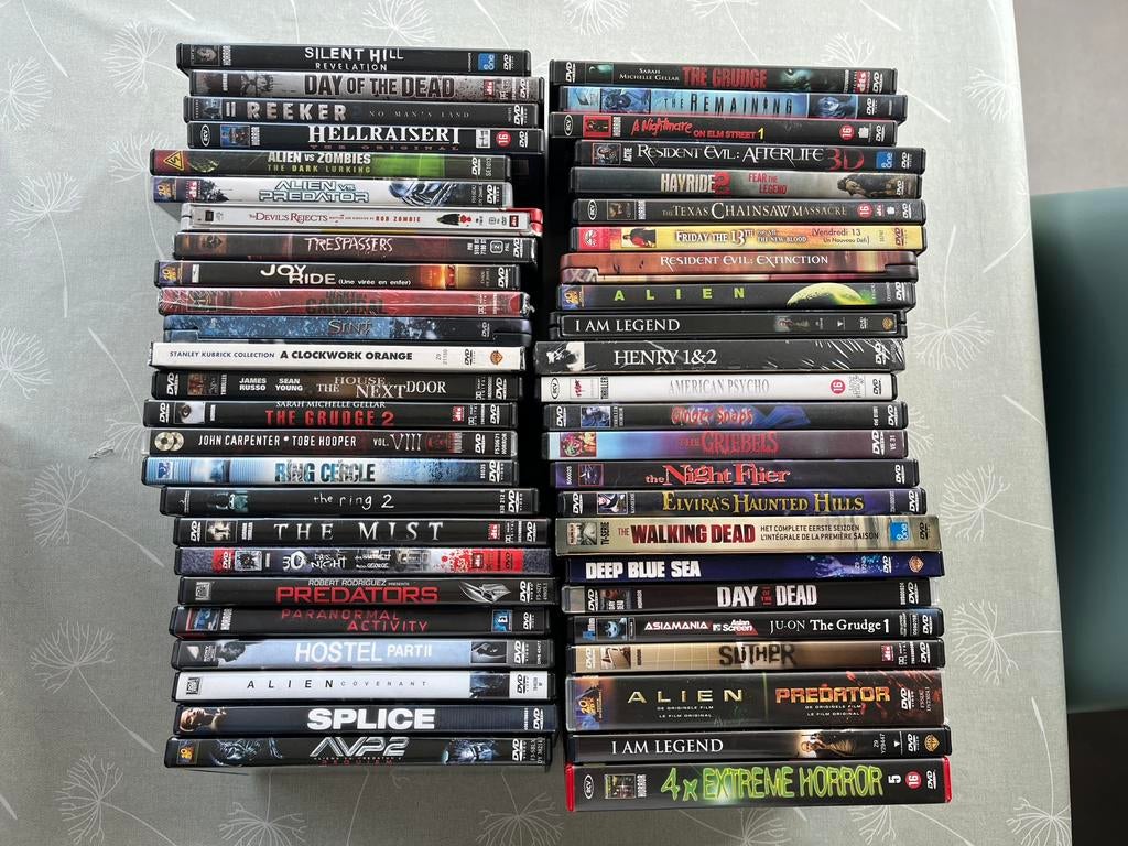 Grote collectie horror DVD's, Cd's en Dvd's, Vanaf 12 jaar, Ophalen of Verzenden, Zo goed als nieuw, Slasher