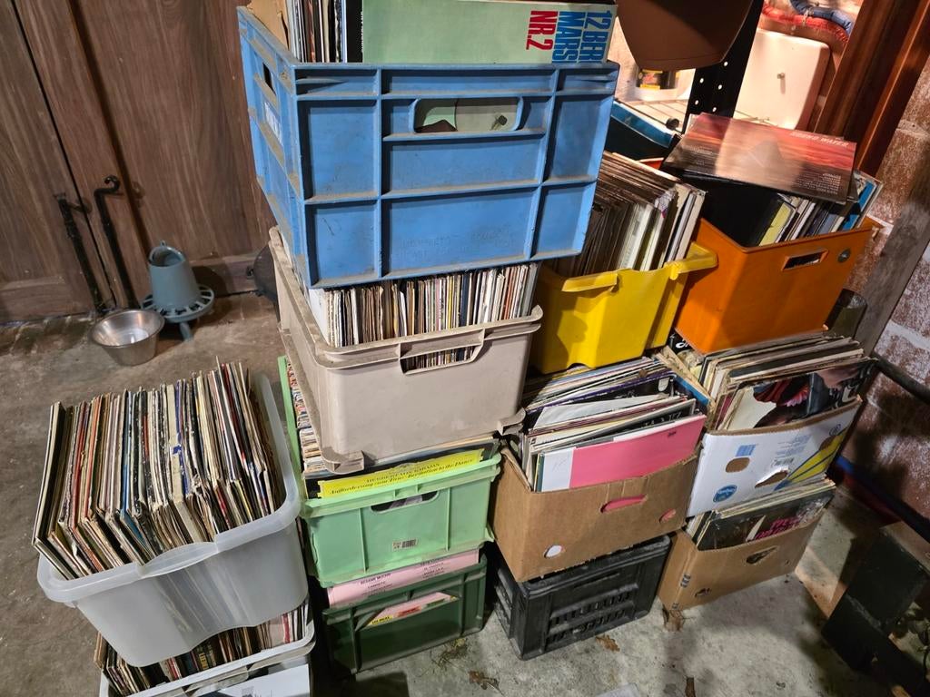 Lp platen +- 1000 stuks, Enlèvement