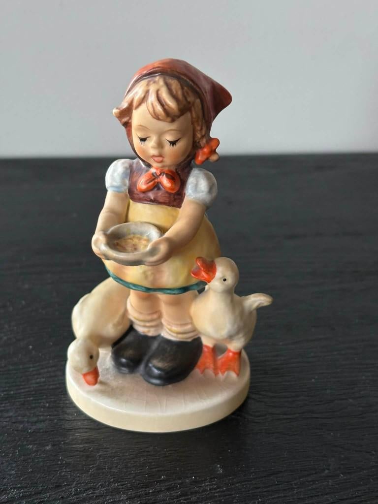 Hummel Goebel, meisje met gansjes, Ophalen of Verzenden, Gebruikt, Hummel