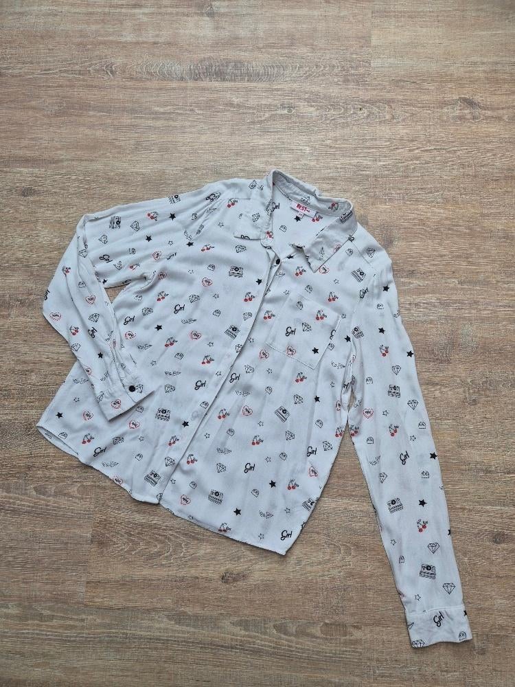 meisjes blouse, Kinderen en Baby's, Kinderkleding | Maat 170, Gebruikt, Overhemd of Blouse, JBC., Verzenden