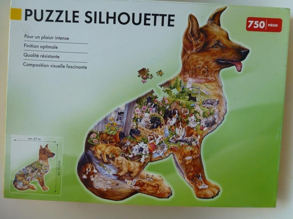puzzle pour chien 750 pièces, Enlèvement ou Envoi, 500 à 1500 pièces, Utilisé, Puzzle